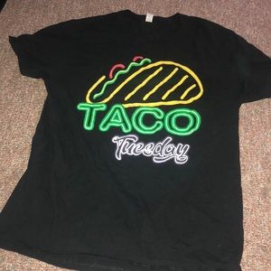 Fruit of the loom taco Tuesday shirt size large
